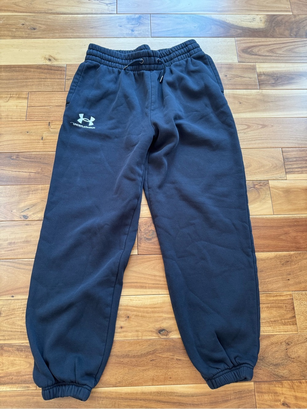 Under Armour Black Fleece Joggers with Logo